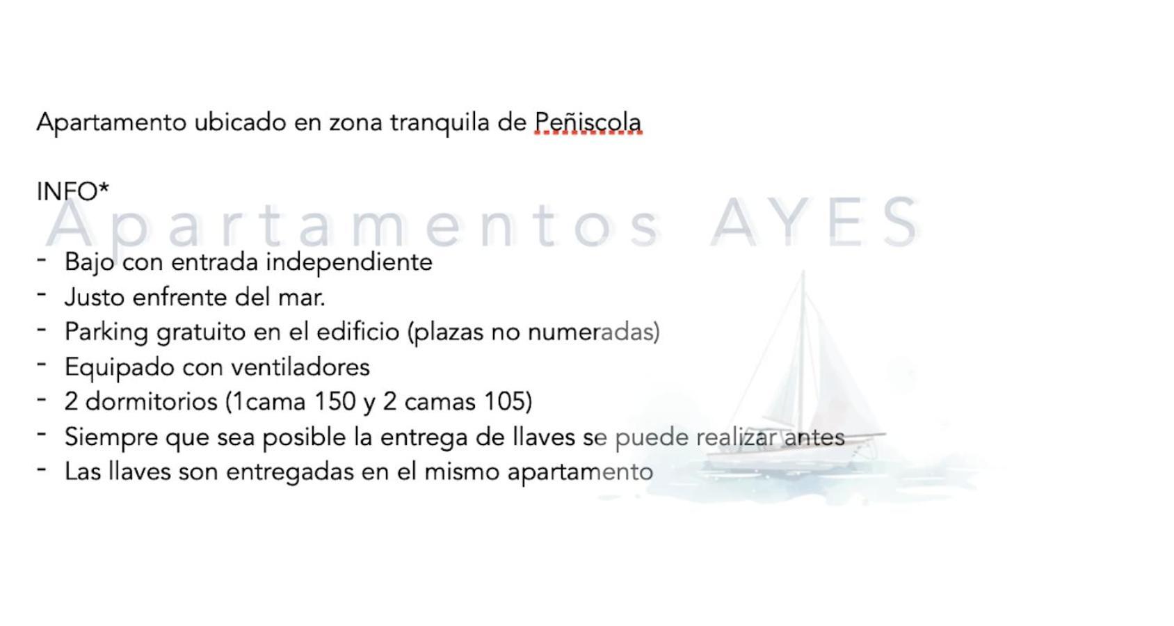 Apartamento Playa Norte Пеньискола Экстерьер фото